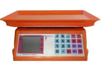 Торговые электронные весы Nokasonic NK-4017 весы для торговли 40 кг Оранжевый