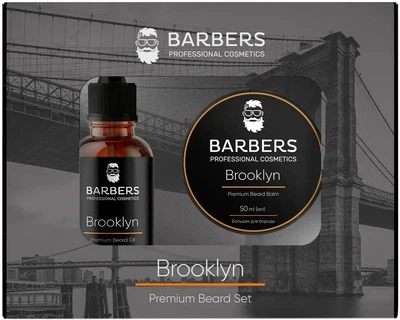 Набір для догляду за бородою Barbers Brooklyn 80 мл (4823109403567)