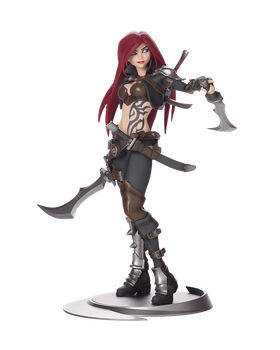 Фігурка з гри League of Legends від Riot Games Ліга легенд Katarina Катаріна, 24 см (LOL 0019)