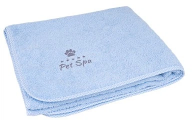 Ręcznik kąpielowy dla psów Amiplay dla psa Pet Spa L Niebieski (5907563272958)
