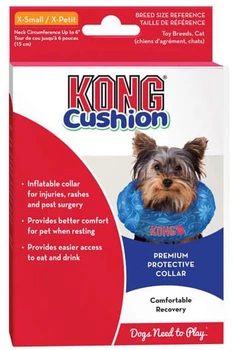 Kołnierz ochronny dla psów Kong Cushion XL Niebieski (35585321042)