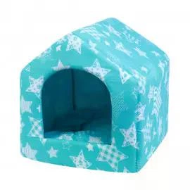 Переносний м'який будиночок будка для собак Portable Dog House Синій