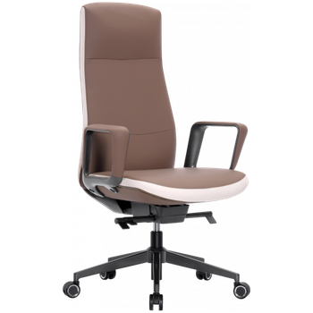 Офісне крісло GT Racer B-3195 Beige/Brown (leather)