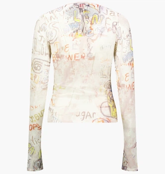 Лонгслив Air Jordan Mesh Long-Sleeve Top Sail White HQ9174-133 XS