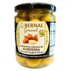 Оливки фаршировані миндалем Bernal Gourmet Manzanilla Almendra, 436 г