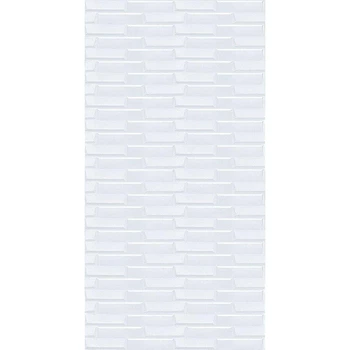 Самоклеюча 3D панель Sticker Wall біла кладка 3080x700x5мм (3DPanda-1759)