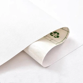 Самоклеюча екошкіра у рулоні Sticker Wall 1.37*1m*0.5mm WHITE D (3DPanda-1166)