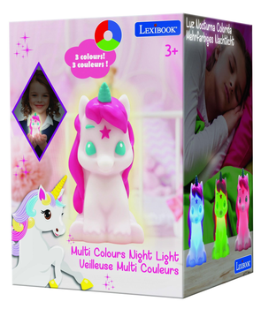 Нічник Lexibook NLJ01UNI 3D Єдиноріг (3380743084657)