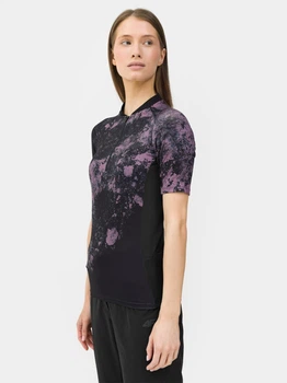 Спортивна футболка для бігу жіноча 4F Tshirt Fnk F182 4FSS23TFTSF182-91A XS Різнокольорова (5904698174539)