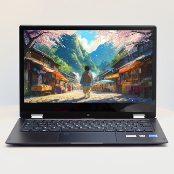 Ноутбук-планшет 13,3" Medion (Lenovo Group) E3223 | IPS (1920x1080) FullHD | Чотириядерний Intel | RAM DDR4 8 ГБ | SSD 256 ГБ | Сенсорний екран | Метал | АКБ до 8 годин | Win10 б/в (4933)