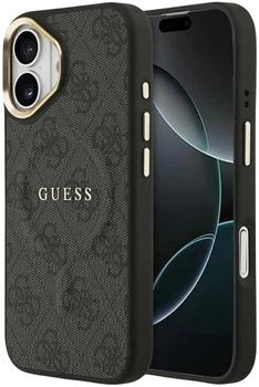Панель Guess 4G PU Classic Logo MagSafe для Apple iPhone 17 Black (3666339519032)