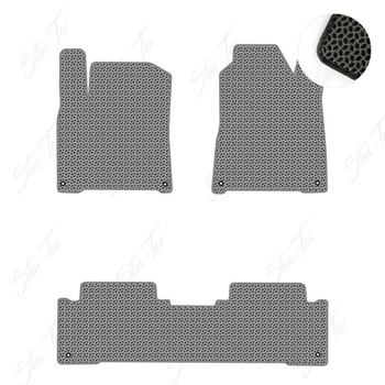 Комплект ковриков в салон Star-Tex на SsangYong Actyon New (2010 - 2015) EVA/Капля Серый
