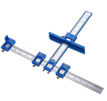 Меблевий кондуктор Maxtool для маркування свердління під ручки Т-подібний шаблон (0485)