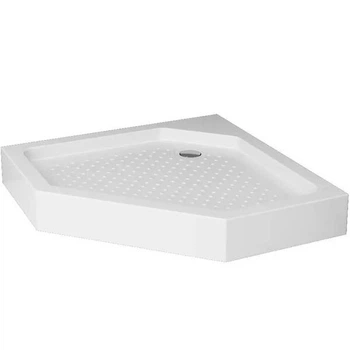 Душовий піддон AM.PM Gem W90UT-405-090BT 90x90 см п'ятикутний