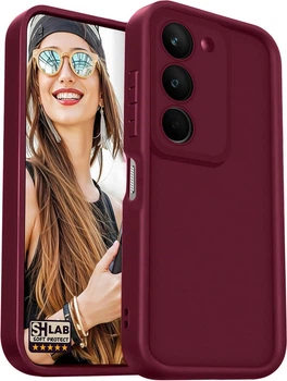 Матовый силиконовый чехол SHLab SoftProtect Xiaomi Redmi 15 5G Wine (43508-42)