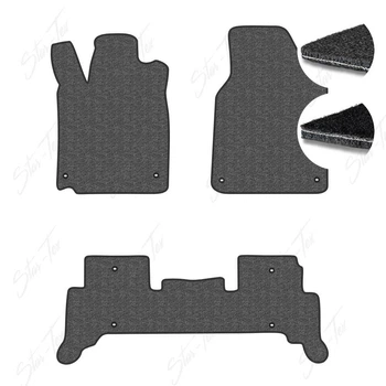 Комплект ковриков в салон Star-Tex на Acura ZDX I (2009 - 2013) текстиль/VAG Графит + Черный