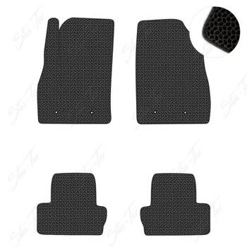 Комплект ковриков в салон Star-Tex на Chevrolet Volt I (2010 - 2015) EVA/Капля Черный