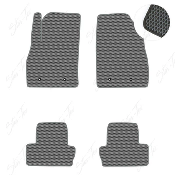 Комплект ковриков в салон Star-Tex на Chevrolet Volt I (2010 - 2015) EVA/Сота малая Серый