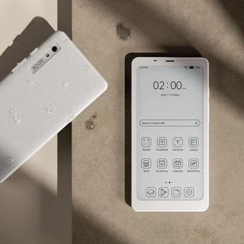 Электронная книга 6.13" Boox Palma 2 / 6ГБ / Android 13 / Wi-Fi / Bluetooth / SD слот / сенсорный E-Ink экран (824 × 1648) / Настраиваемая яркость / Динамики / Белый Б/В