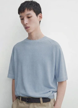 Светр без рукавів Massimo Dutti 981324822c54 L блакитний (100004911)