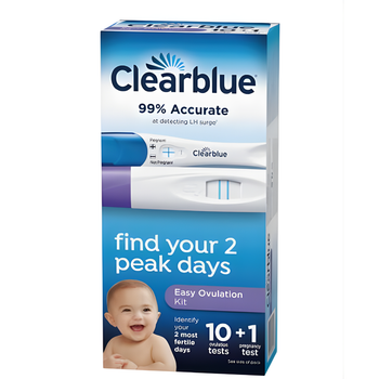 Clearblue Easy Ovulation набор тестов на овуляцию 10 шт. +1 тест на беременность