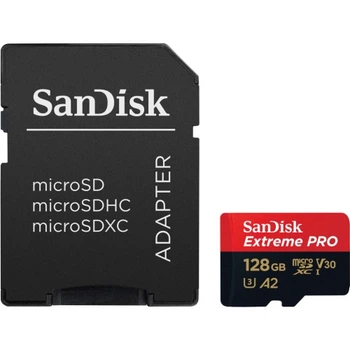 Карта памяти SanDisk 128 GB microSDXC UHS-I U3 Extreme Pro+SD Adapter (SDSQXCD-128G-GN6MA) SANDISK SDSQXCD-128G-GN6MA 913291