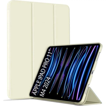 Чохол до планшета BeCover Tri Fold Soft TPU Silicone Apple iPad Pro 11" M4 2024 Beige (711745) BeCover 711745 918771