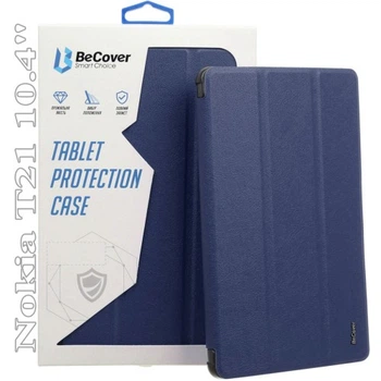 Чехол для планшета BeCover Smart Case Nokia T21 10.4" Deep Blue (709556) BeCover 709556 917466