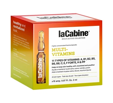 Высококонцентрированные мультивитаминные ампулы для лица MULTI-VITAMINS LaCabine 10х2 мл