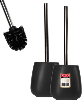 Йоржик для унітазу Kadax Palmi 36 x 12 см Чорний 2 шт. (K8097)