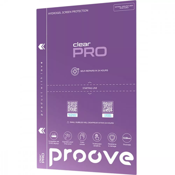Защитная гидрогелевая пленка Proove Hydrogel Screen Protection PRO (clear) для RedMi Note13