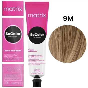 Стійка крем-фарба Matrix SoColor Pre-Bonded 9M - Мокка дуже світлий блондин 90 мл