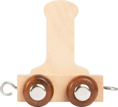 Wagonik Small Foot drewniany z literą I 5420103 (4020972991805)