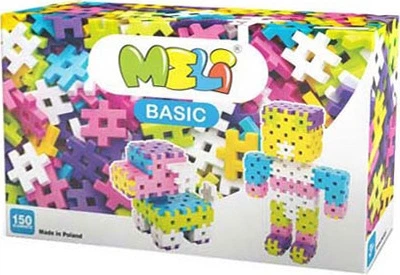 Klocki konstrukcyjne Meli Basic budowlane 150 elementów 4730211 (5902431290119)
