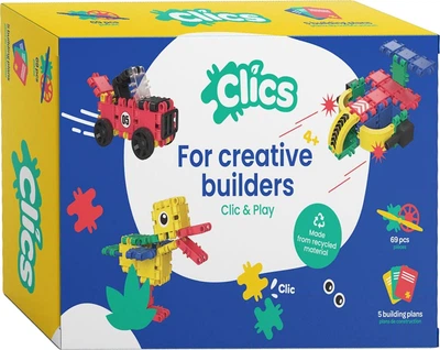 Klocki konstrukcyjne Clics Box 5 in 1 1250373 (5425002306168)