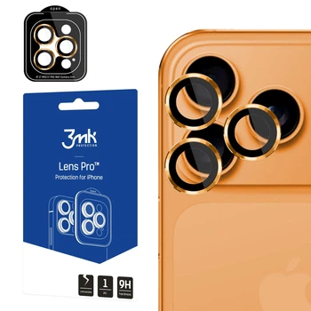 Szkło hartowane 3MK Lens Protection Pro do Apple iPhone 17 Pro / 17 Pro Max Orange (5903108670050)