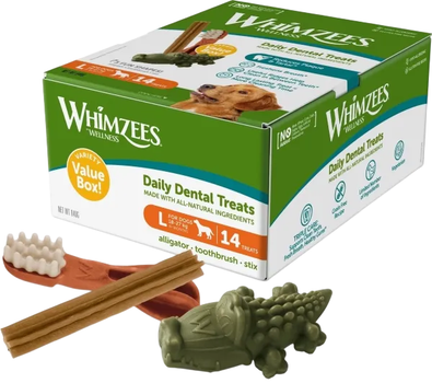 Жувальні палички для собак Whimzees Variety L 14 шт 840 г (8718627754993)