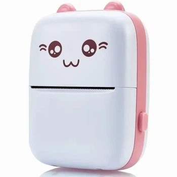 Принтер детский C9 Pink для творчества и рисования компактный с яркими цветами для детей от 5 лет