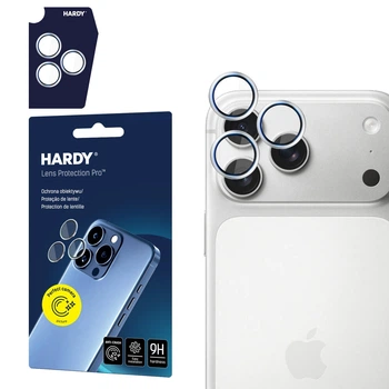 Szkło hartowane 3MK HARDY Lens Protection Pro do Apple iPhone 17 Pro /17 Pro Max Silver (5903108664295)