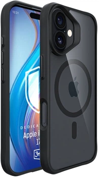 Панель 3MK Satin Armor MagCase для Apple iPhone 17 Black (5903108664509)