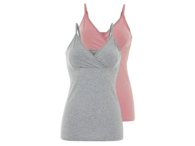 Майка для кормящих мам с вшитым топом 2 шт. для женщины Esmara LYCRA® 458469 L Комбинированный