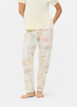 Пижамные хлопковые штаны Primark Bottom Pyjama XXS Низ пижамы Желтый (8925)