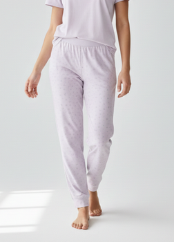 Піжамні бавовняні штани Primark Printed Bottom Pyjama XXS Низ піжами Ліловий (8930)