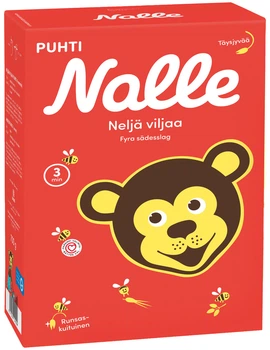 Упаковка Хлопья цельнозерновые 4 злака NALLE 700г х 10 шт