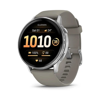 Смарт-часы Garmin Venu 4 , w/ Silver + , GPS смарт-годинник (m515656)