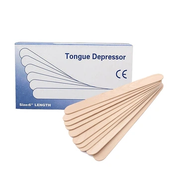 Шпатели деревянные для депиляции Tongue Depressor, 100 шт