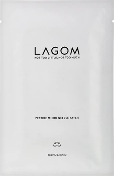 Розгладжувальні патчі для повік з мікроголками Lagom Peptide Micro Needle Patch 2 шт