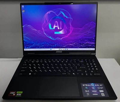 Ноутбук MSI Stealth A16 AI+ / QHD+ 240 Hz / R9 (365W) / RAM 32 / RTX 4070 8 GB / SSD 1 TB - Б/У