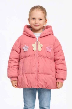 Куртка детская для девочки демисезонная розового цвета FASHION рост 134,140 (207909)