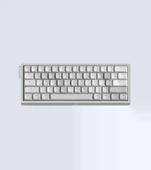 Клавіатура ігрова Wooting 60HE v2 Aluminum Bright Silver